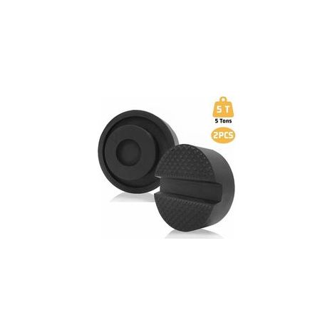 Cric de chariot à coussin en caoutchouc Jack, coussin en caoutchouc universel pour crics et plates-formes de levage, paquet de 2