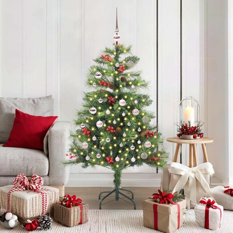 Árbol de Navidad artificial Verde 150 cm PVC y Metal