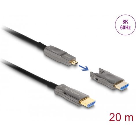 Cable HDMI Óptico Activo 5 en 1 8K 60 Hz 20 m