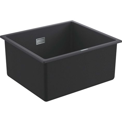 Grohe - Lavello composito K700 con sistema di scarico, 46x41 cm, granito nero 31653AP0 (1/5)