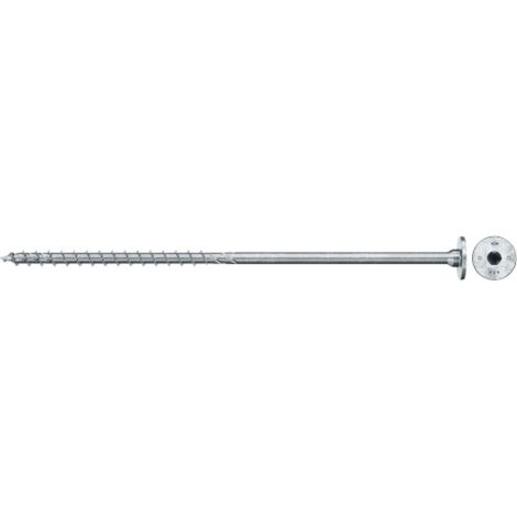 Vis à bois fischer PowerFast II 8,0x300 à tête fraisée étagée TX TG acier galavanisé, passivée bleu 50 pièces (1/5)