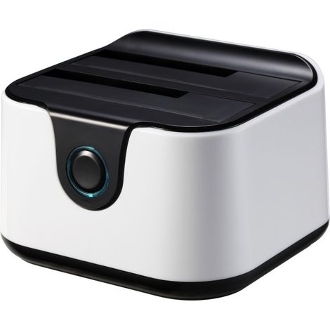 Docking Station USB 3.0 Double SATA WHITE (1/2)
