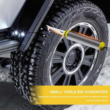 Pala de nieve multifuncional - incluye cuchilla descongelante - pala de nieve para el coche - herramienta para quitar la nieve de los vehículos - rascador de hielo con (1/5)