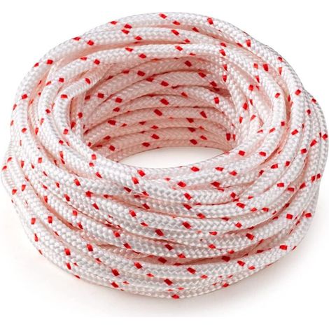 10 mètres 5,0 mm Corde de démarrage de rechange pour tondeuse à gazon Husqvarna STIHL Craftsman 5.0 mm