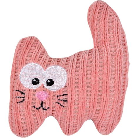 Jouet Peluche pour Chat "Boho Cat" 12cm Bois de Rose (1/4)