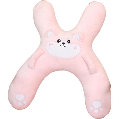Cuscino da viaggio per bambini in auto, cuscino per dormire in auto, poggiatesta ergonomico, a forma di H, applicabile a tutti i modelli (A)