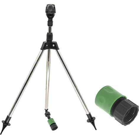 [JAMAIS UTILISÉ]Arroseur trépied rotatif pour jardin, couverture à 360° d'une grande surface, arrosage automatique rotatif, support télescopique, arroseur de jardin réglable