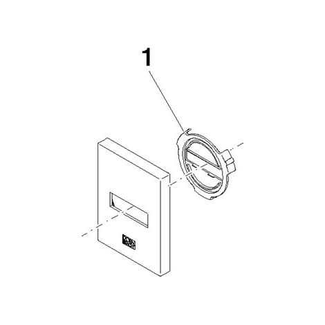 Dornbracht 90277803800-08 couvercle pièces détachées