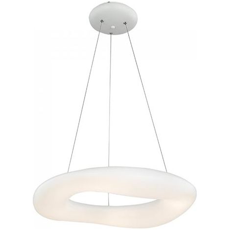 Suspension LED V-TAC 32W ronde Ø46 blanche CCT 3100lm (1/3)