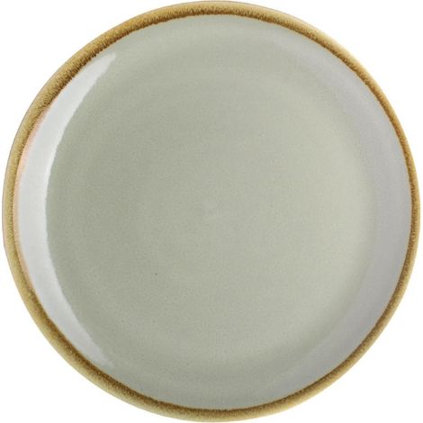 Assiette Plate Ronde Couleur Mousse Kiln 230mm (Lot de 6) - Ref SA283 - Olympia (1/5)