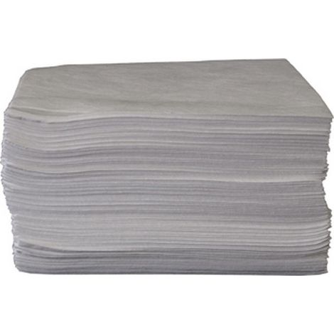 Paños de retención de aceite S100 40x50x1,0cm blanco 360g/m2