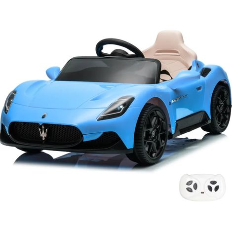 Macchina Maserati MC20 Cielo Elettrica per Bambini 12V - 1 a 5 anni - con Telecomando - Blu
