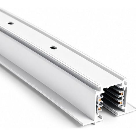 Rail Encastrable Triphasé 1m Blanc - SILAMP (1/2)