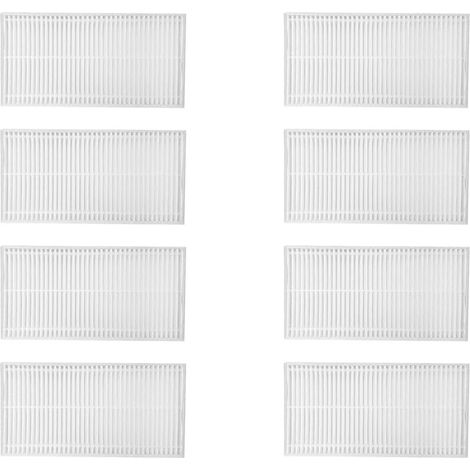Lot de 8 filtres HEPA de rechange pour robot aspirateur compatible avec balayeuse Eureka E10S (1/4)