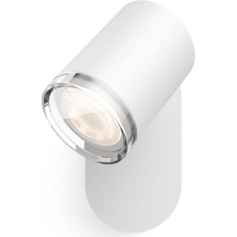 Philips Hue White Ambiance Adore, Faretto da Bagno Smart, Bluetooh, Controllo Vocale 5.5 W, Bianco, Telecomando Dimmer Switch Incluso (1/4)