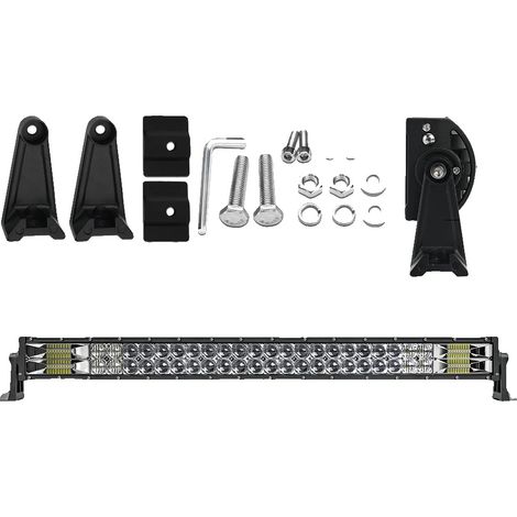 Barre lumineuse de conduite, double rangée, haute luminosité, 32 pouces 2 rangées (1/2)