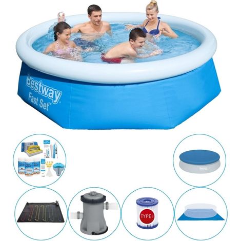 Bestway Bestway Fast Set Ronde - 244x61 cm - 7-pièces  S21398