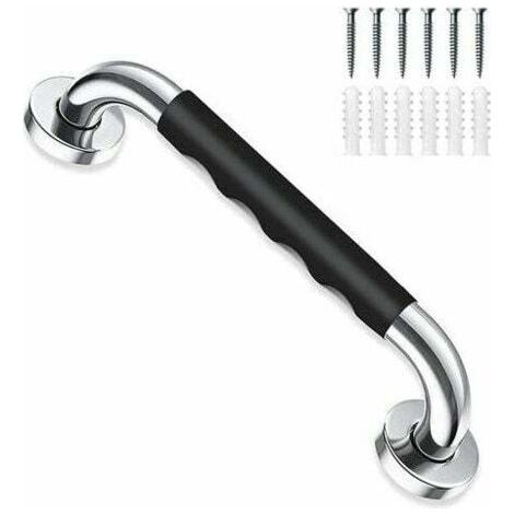 Barre d'appui en acier inoxydable pour salle de bain, baignoire, douche, poignée de sécurité, barres d'appui de sécurité, barre d'appui en chrome pour salle de bain, baignoire, douche, cuisine, chambr (1/4)