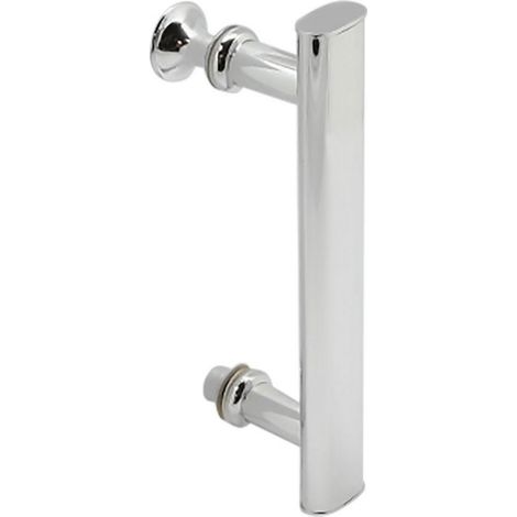 1COPPIA MANIGLIONE PER BOX DOCCIA cm. 20 x 8 - interasse 15 cm