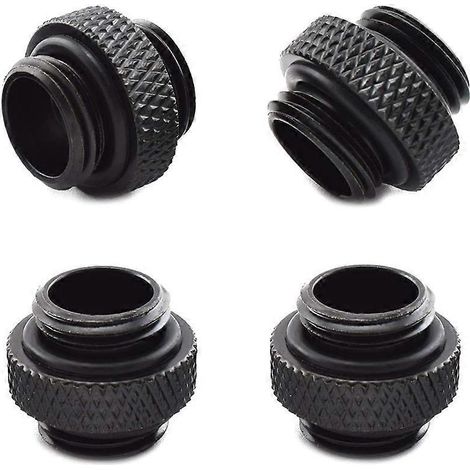 4-Pack G1/4 inch 5mm Male to Male Connector with Sealed O-Ring-- (1/5)