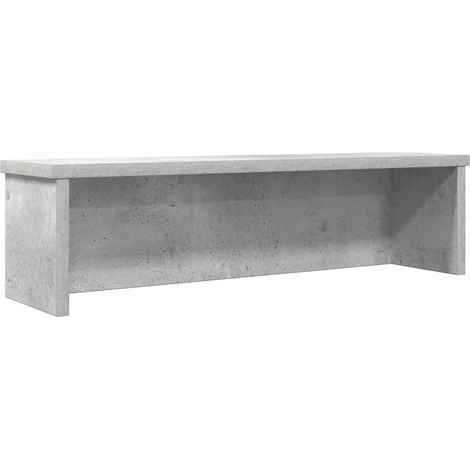 Küchenregal Stapelbar Betongrau 60x15x16 cm Holzwerkstoff