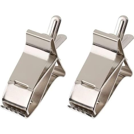 2 PCS Stainless Steel Bird Fruit Feeder, Cuttlefish Clip, Foraging Cage Accessories, Vegetable Clips for Parrot, Cockatiel, Finch (1/5)