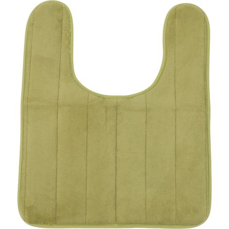 Shaped Non Slip Cotton Bath Mat to Protect Feet from Cold