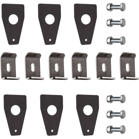 BFO – Supports de gouttière de toit en acier 1/8'' – Lot de 6 pièces – Installation professionnelle recommandée – Garantie 2 ans (1/5)