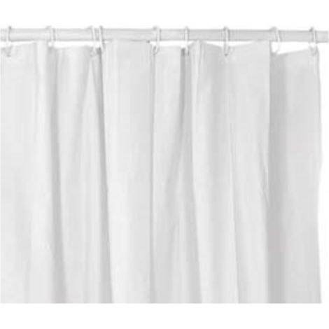 Tenda doccia pvc bianca - cm.180x200h. Aglaia