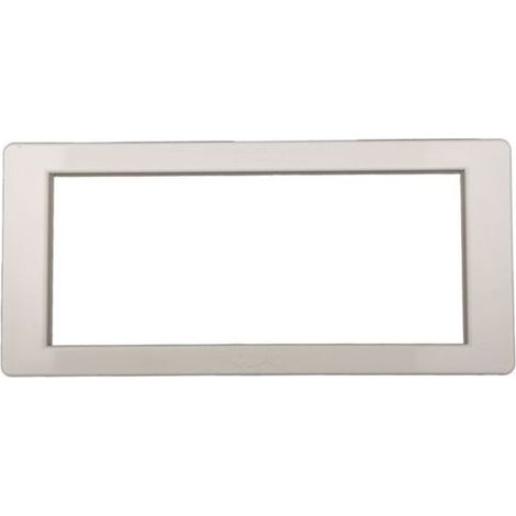 Enjoliveur skimmer piscine grande meurtrière 425 x 195 mm – Matière ABS – Coloris blanc – Pour skimmer Certikin GM