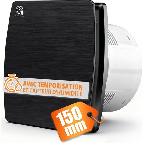 Extracteur d'Air VMC Salle de Bain Hygroréglable et Minuterie (1/5)