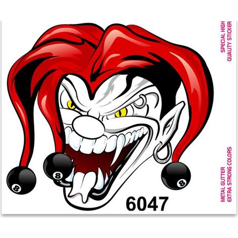 Adesivi Stickers Standard Joker Old 10 x 12 cm (1/4)