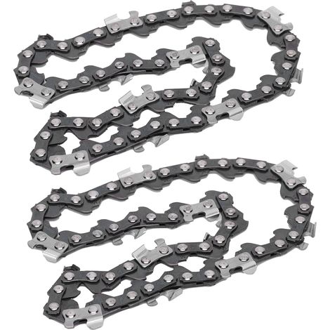 Lame de chaîne pour tronçonneuse électrique sans fil 4 pouces, 2 pièces en acier rapide, 17 cm, remplacement durable (1/5)