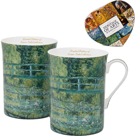 Claude Monet „Die Brücke über den Teich“ Tassenset 300 ml Geschenk für Königin Isabella (1/5)