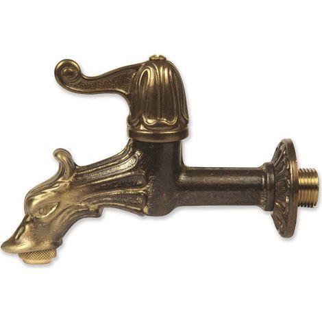 Rubinetto artistico 1/2" con vitone a passo rapido 656501OL1/2