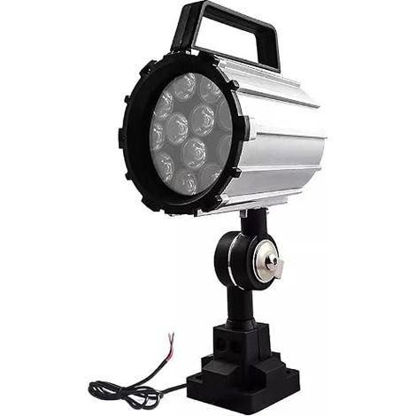 Éclairage anti-explosion 24 V réglable en alliage d'aluminium à bras court lampe industrielle étanche pour tour, fraiseuse CNC, perceuse (1/5)