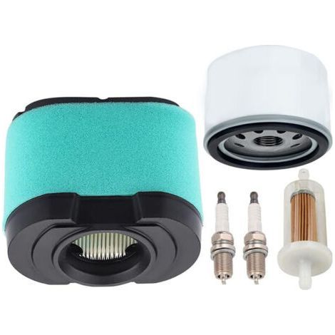 Kit Filtre à Air et Huile Compatible John Deere D170 Z245 Z425 Z625 Pièces Rechange Moteur 16-27 CV Entretien Tondeuse