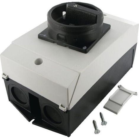 Eaton Interruptor principal P1-25, 25A, Función de PARADA, montaje en superficie