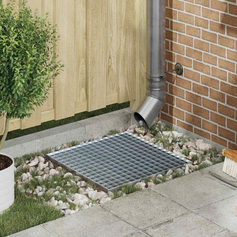 Gitter Silber 50 x 50 x 2 cm Feuerverzinkter Stahl (1/5)