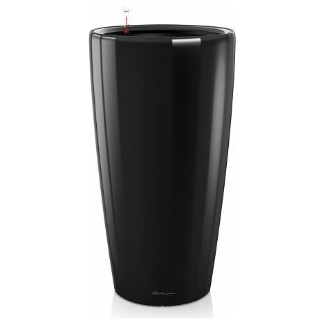 Lechuza Rondo auto-arrosoir Premium 32 Kit Complet Argent métallique (1/5)