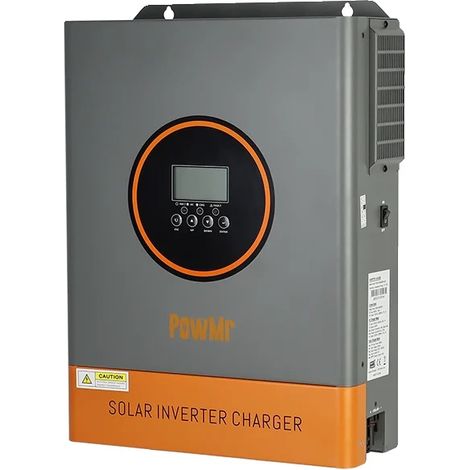 Inversor solar híbrido, carga MPPT, salida de onda sinusoidal pura, 6,2 kW 48 V, 220-240 V, con Wi-Fi (1/2)