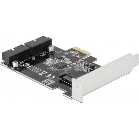 Delock Tarjeta PCI Express a 2 x Cabezales de Pines internos para USB 3.0 (1/4)