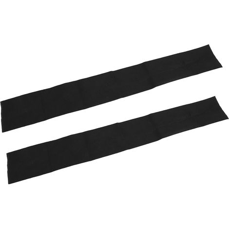 Lot de 2 sacs de protection anti-inondation activés par l'eau, double couche, en résine absorbante non tissée, de 1,5 m (5 pi), pour porte de maison, garage ou sous-sol (20 x 150 po). (1/5)