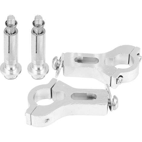 Yechiry Kit de Montage de Pince de Protection de Main de Moto de Haute qualité de 22 Mm, Ensemble de Pinces à Graisse en Alliage pour une Installation Facile, Pilotes de Motocross, Composants (1/5)