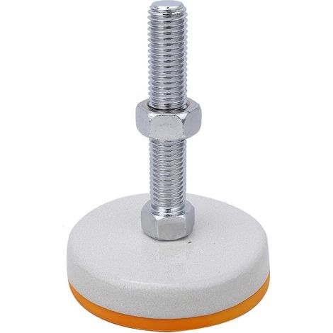 AntiShock Fußplatte, verstellbare mechanische Möbelstütze, M12 Schraube, 100 mm