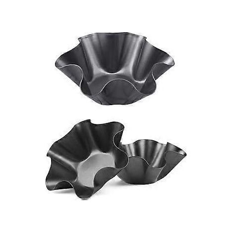 Gesundes Tortilla-Pfannenset, antihaftbeschichtete Tortilla-Schalen für vielseitige Verwendung, einfach zu handhabende, knusprige, fettarme Schalen aus Kohlenstoffstahl, ideal zum Backen.