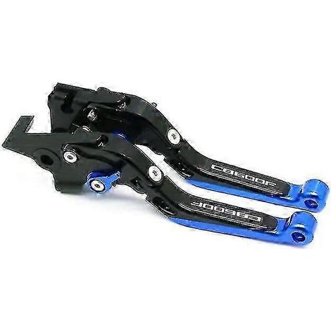 Leviers de frein et d'embrayage pliables, réglables et usinés CNC pour moto Honda CB600F Hornet 2007-2013 (BKBUBKBU) (1/5)