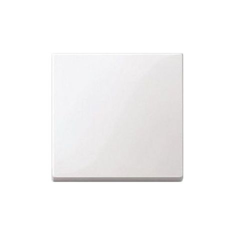 Merten M-Plan - enjoliveur pour commande simple d'éclairage - blanc brillant (MTN432119) (1/6)