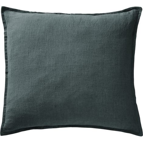 Taie oreiller Lin lave Soline 60 x 60 cm ardoise (1/2)