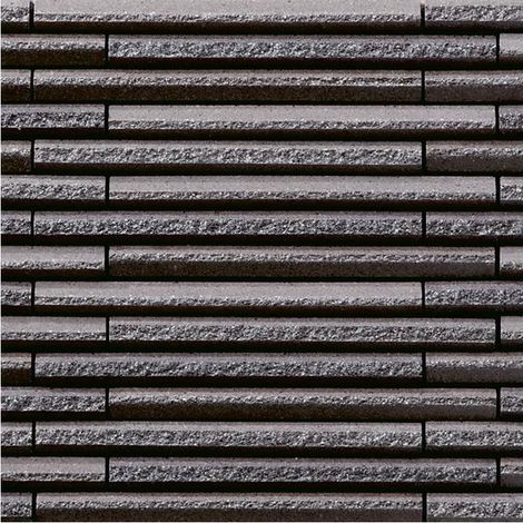 Mosaïque de grès cérame Zen INAX HOSOWARI BORDER - Dark brown boîte de 1 m2 - Dark brown - boîte de 1 m2